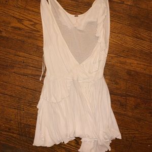 FREE PEOPLE white flowy tank
